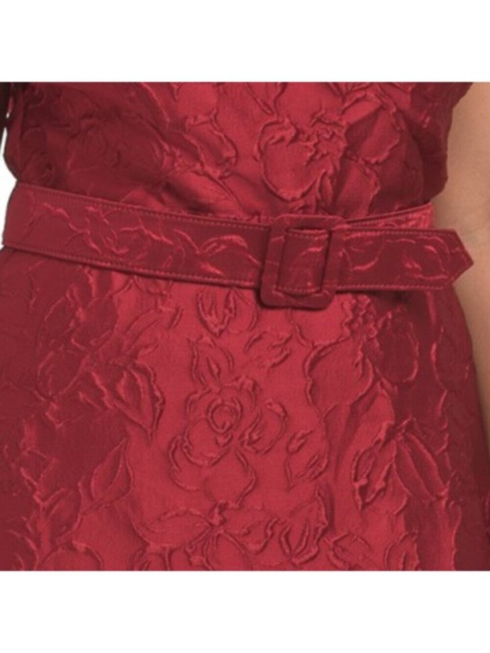BADGLEY MISCHKA One Shoulder Jacquard Gown - Picture 4 of 4